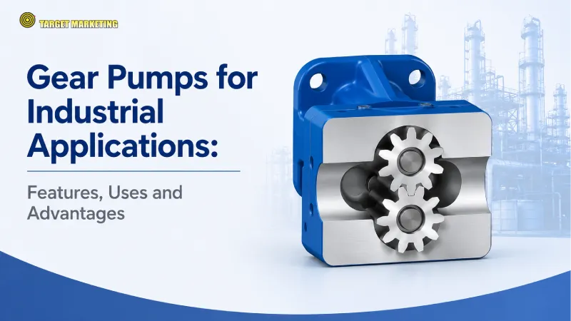 Gear Pumps for Industrial Applications: Features, Uses and Advantages