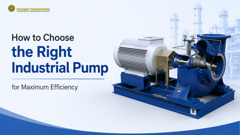How to Choose the Right Industrial Pump for Maximum Efficiency