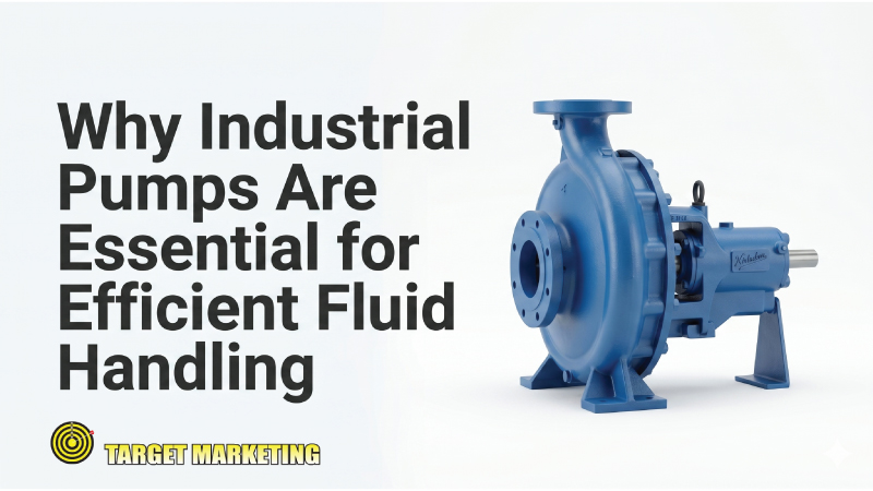 Why Industrial Pumps Are Essential for Efficient Fluid Handling