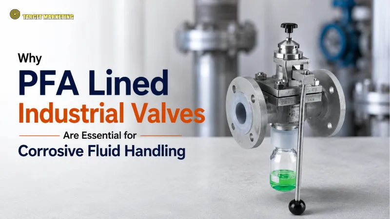 Why PFA Lined Industrial Valves Are Essential for Corrosive Fluid Handling